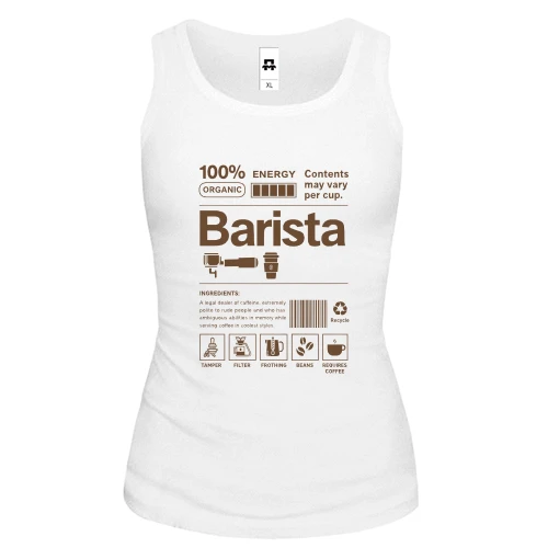 Жіноча майка Barista