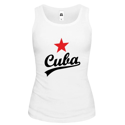 Жіноча майка, Білий, Куба - Cuba