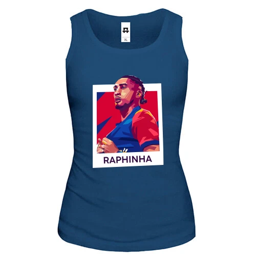 Женская майка, синий, Raphinha