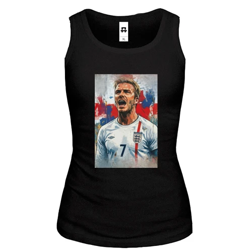 Женская майка, черный, David Beckham