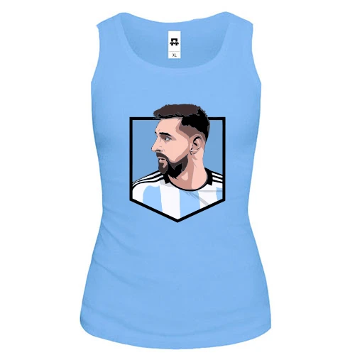 Жіноча майка Lionel Messi logo