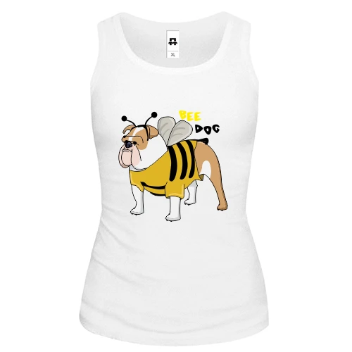 Женская майка Bee dog