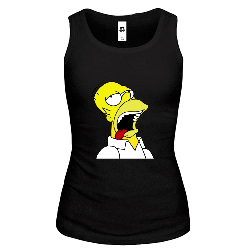 Женская майка Gomer Simpson (2)