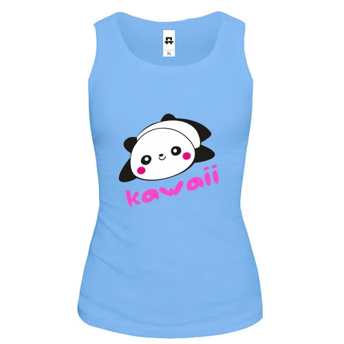 Женская майка Kawaii Panda (Кавай Панда)