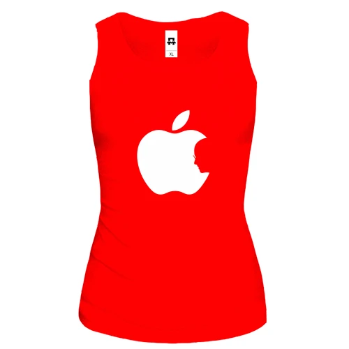 Женская майка Apple - Steve Jobs