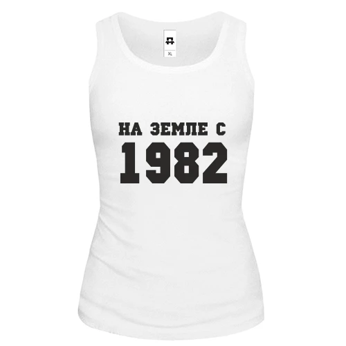Женская майка, Красный, На земле с 1982