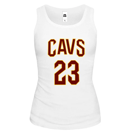 Жіноча майка, Білий, Cleveland Cavaliers LeBron James