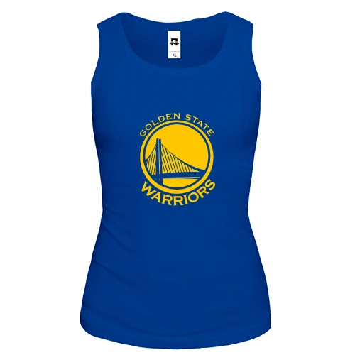 Женская майка с одноцветным логотипом Golden State Warriors