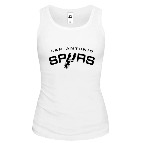 Женская майка, Белый, San Antonio Spurs
