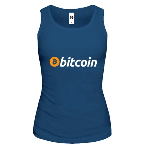 Жіноча майка Bitcoin