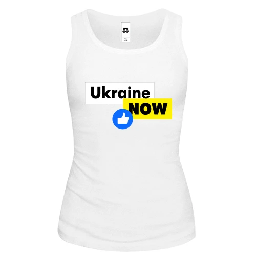 Женская майка Ukraine NOW Like