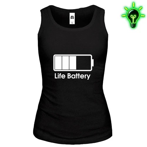 Женская майка Life Battery