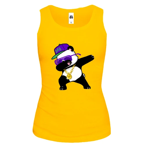 Женская майка Dabbing Gangsta Panda