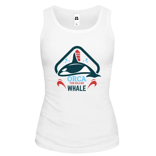 Жіноча майка Orca the killer whale