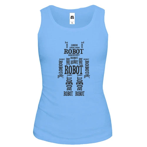 Женская майка Robot