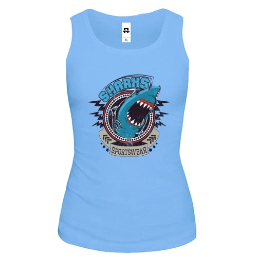 Женская майка Sharks sportswear