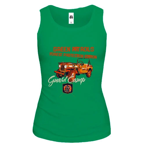 Женская майка Green Patrols