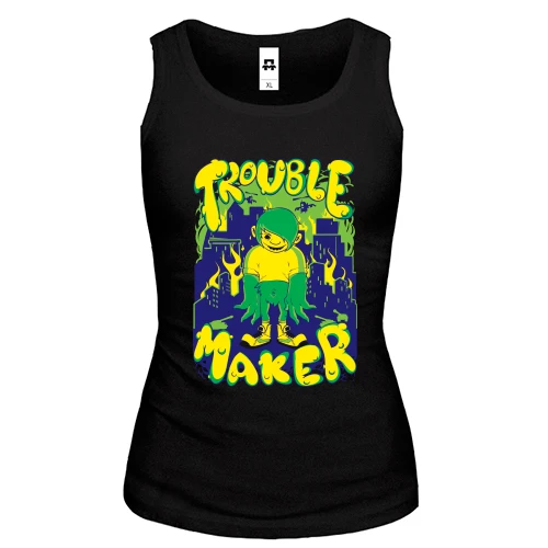 Женская майка Trouble Maker с монстром