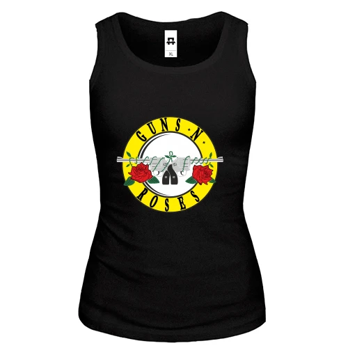 Жіноча майка, чорний, Guns n roses