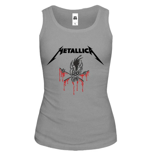 Женская майка, белый, Metallica (Live at Wembley stadium)