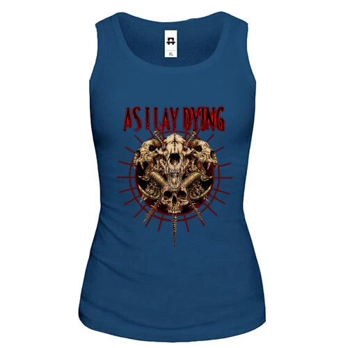 Жіноча майка, Синій, As I Lay Dying