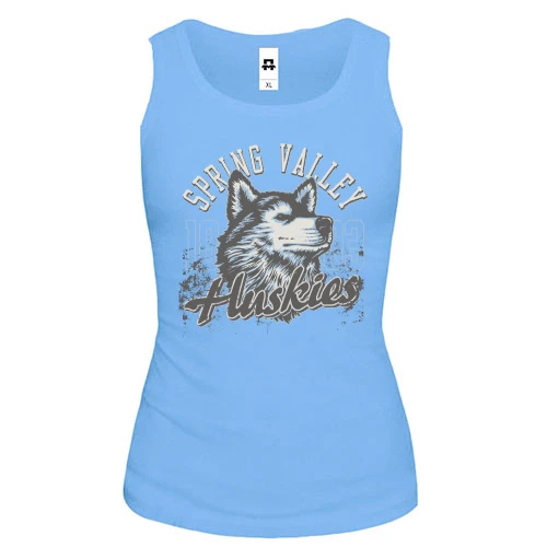 Женская майка spring valley huskies