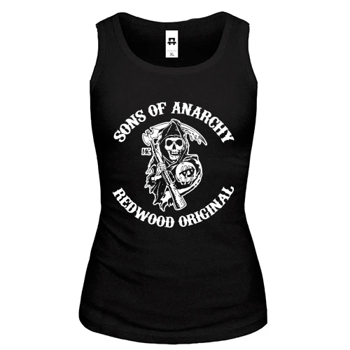 Женская майка, Черный, Sons of Anarchy