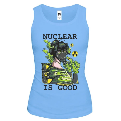 Женская майка nuclear is good