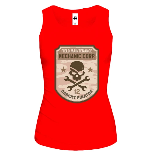 Женская майка mechanic desert pirates