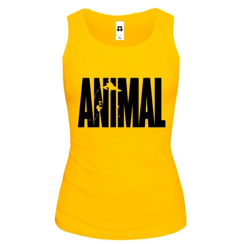 Женская майка, Желтый, Animal Pac