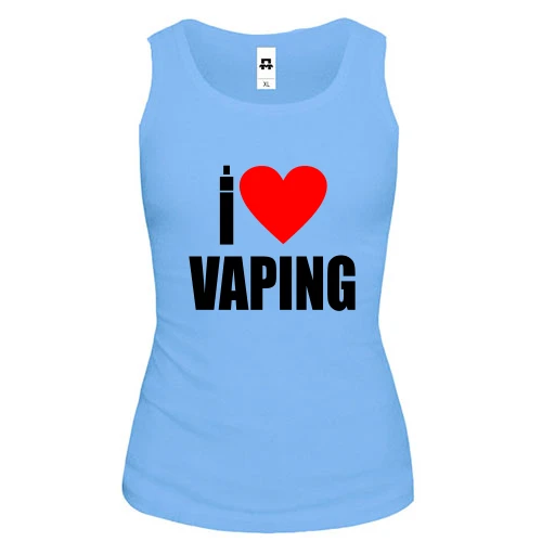 Женская майка I love Vaping