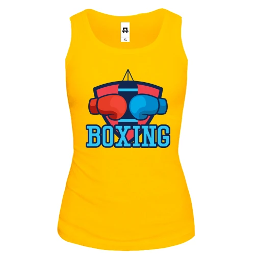 Жіноча майка boxing с перчатками