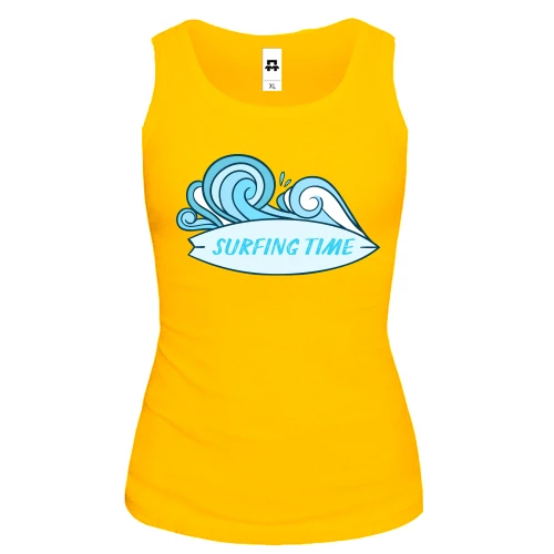 Женская майка surfing time