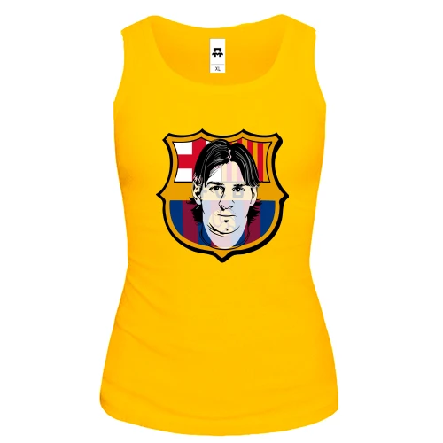 Женская майка с Messi