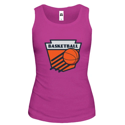 Жіноча майка з логотипом Basketball