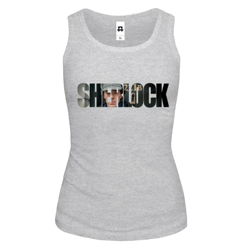 Жіноча майка з написом (sherlock)