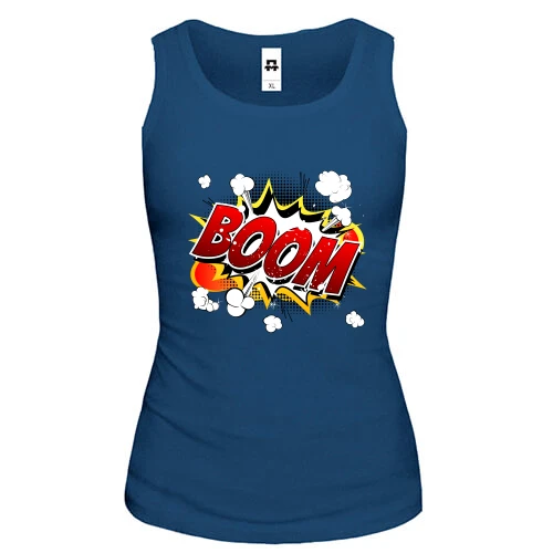 Женская майка "BOOM"