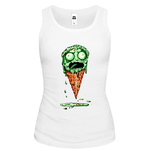 Женская майка Ice cream Morty
