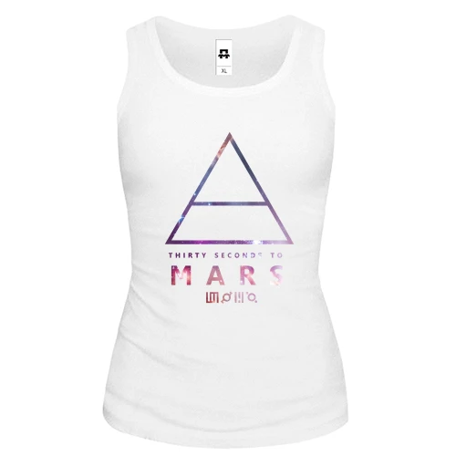 Женская майка 30 seconds to mars color