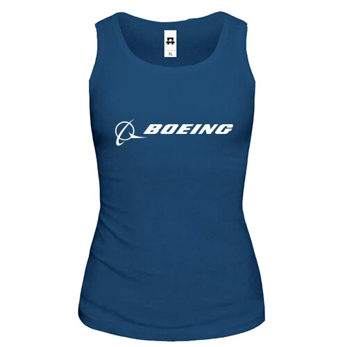 Женская майка, синий, Boeing