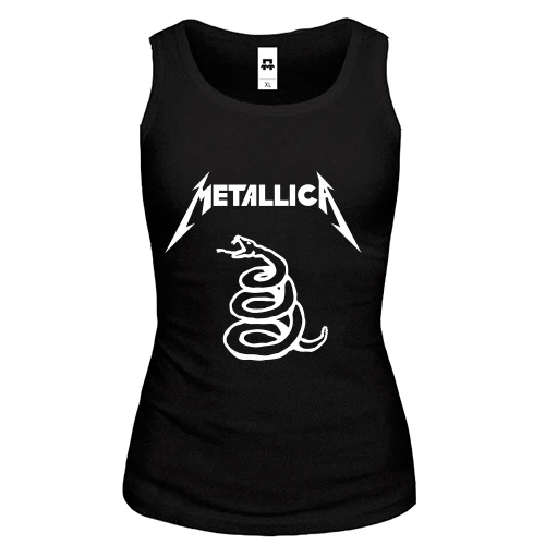 Женская майка, черный, Metallica - The Black Album