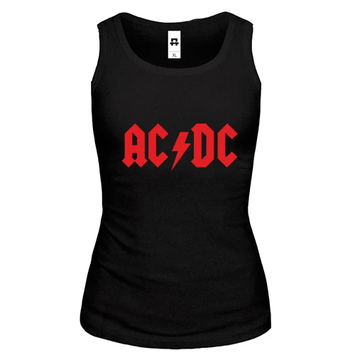 Жіноча майка AC/DC logo