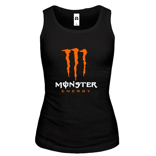 Женская майка Monster energy (orange)