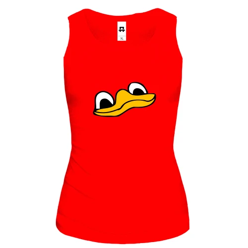 Женская майка duck face