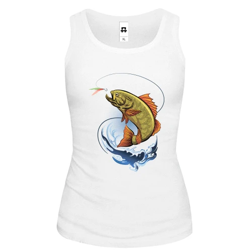 Жіноча майка Риба з наживкою