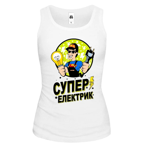 Жіноча майка Супер електрик