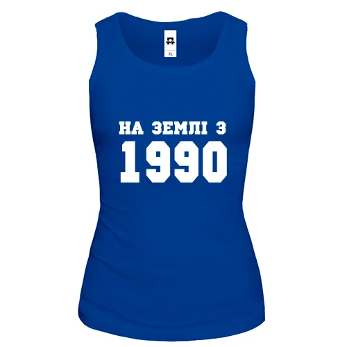 Жіноча майка На землі з 1990