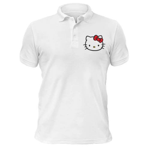 Чоловіча футболка-поло Hello Kitty!