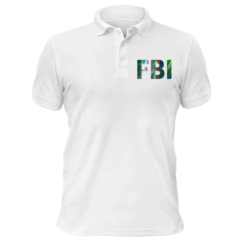 Чоловіча футболка-поло FBI (голограма)