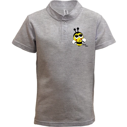 Детская футболка поло, Серый, Little Bee